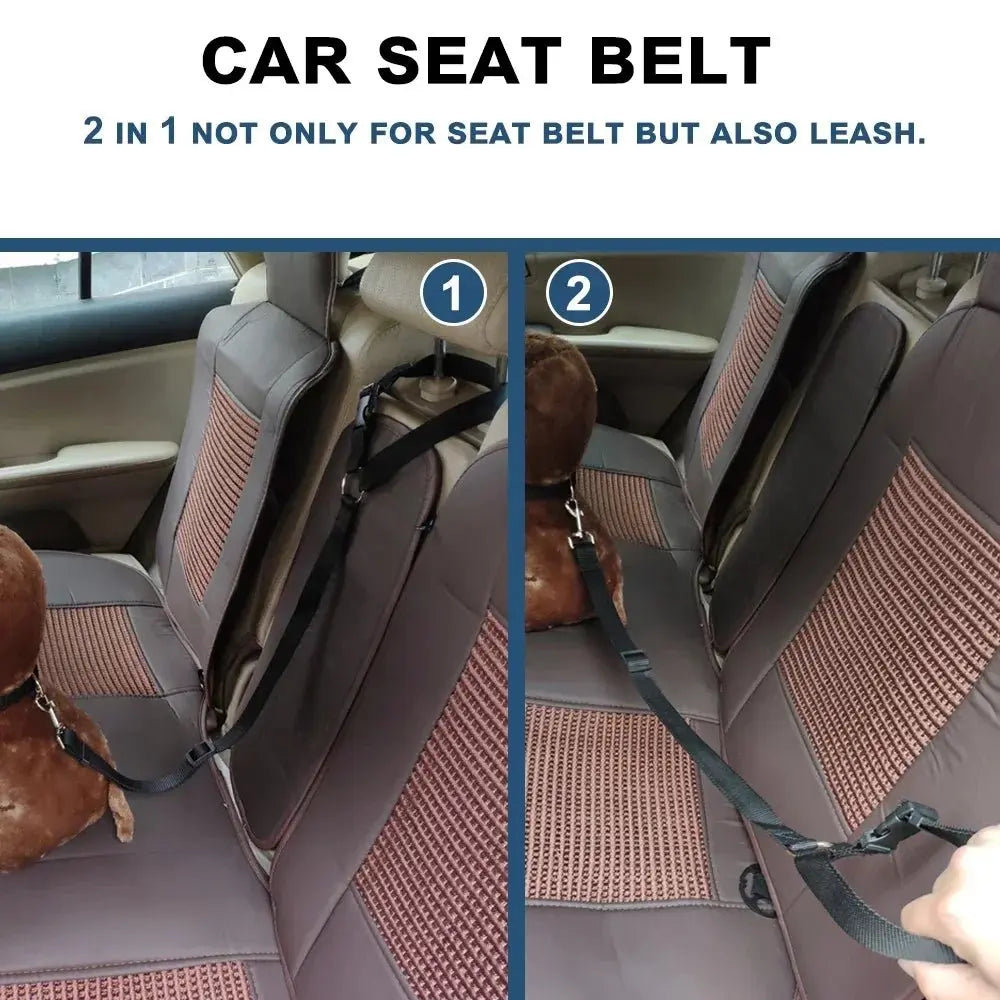 Adjustable Pet Car Seat Belt Pet Gear Haven