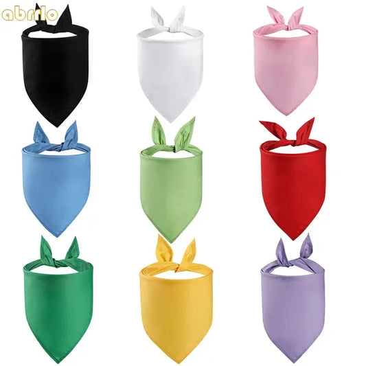 Solid Cotton Pet Bandana Pet Gear Haven
