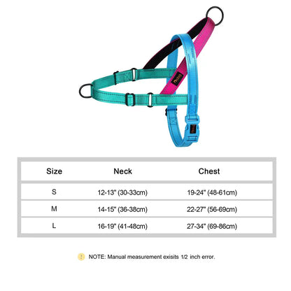 Nylon Dog Harness No Pull Dog Harnesses Vest Soft Padded Pet Walking Vests Harnesses Durable For Small Medium Large Dogs Pug Pet Gear Haven