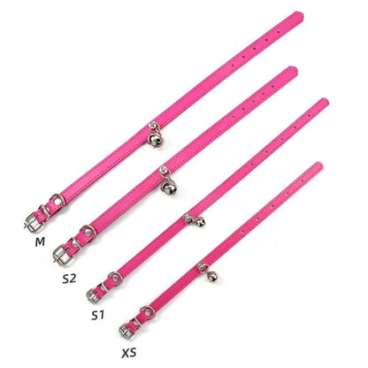 Colorful Adjustable Cat Collar With Bell