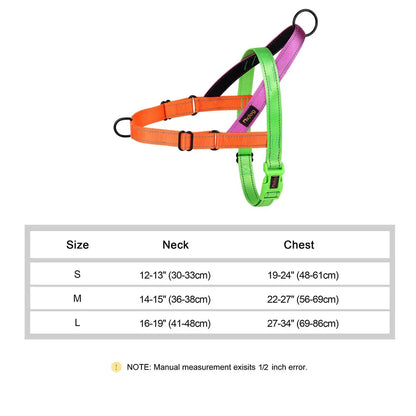 Nylon Dog Harness No Pull Dog Harnesses Vest Soft Padded Pet Walking Vests Harnesses Durable For Small Medium Large Dogs Pug Pet Gear Haven