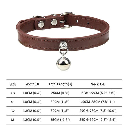 Colorful Adjustable Cat Collar With Bell