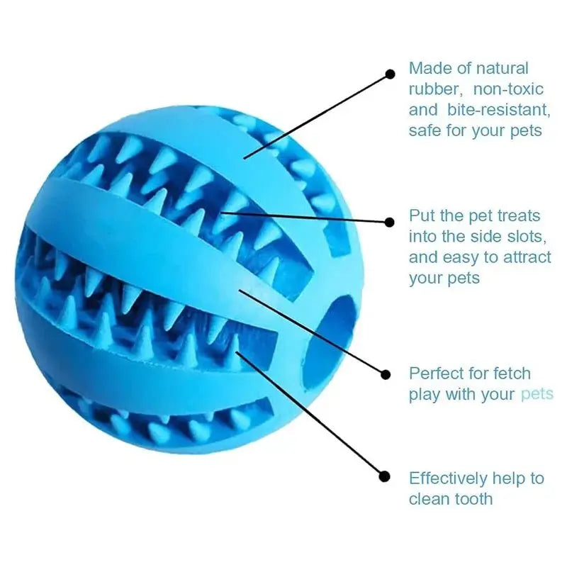 Interactive Dog Chew Toy Ball Pet Gear Haven